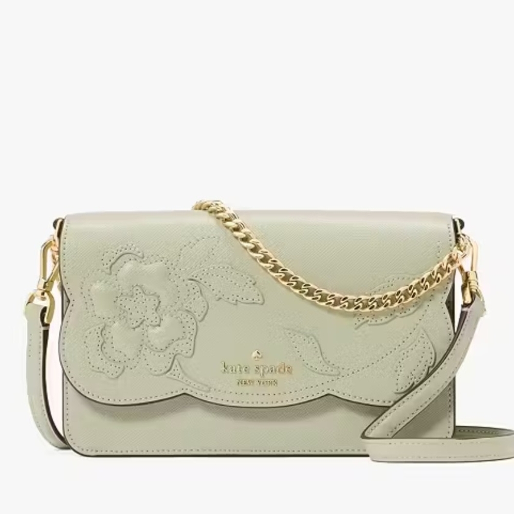 Madison Floral Applique Willow Mini Crossbody